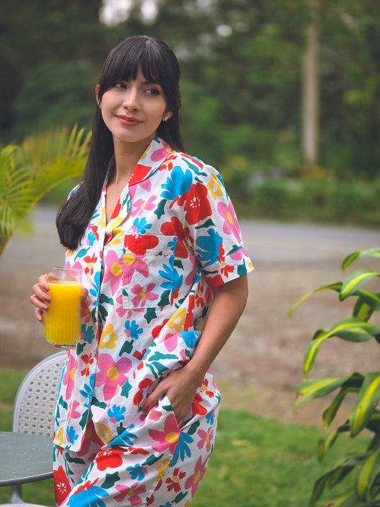 Pijama Pantalón y camisa REF: AQUA