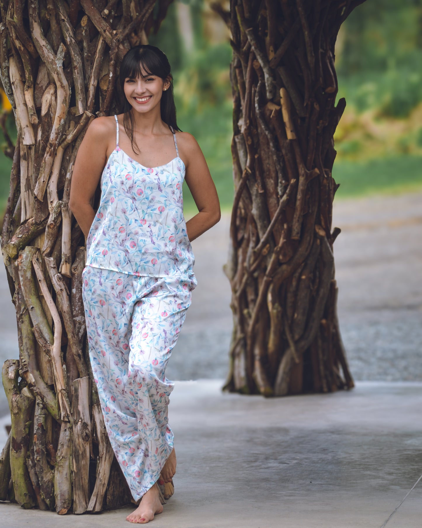 Pijama pantalón y blusa de tiras REF. ABBY - Frescura y estilo para dormir