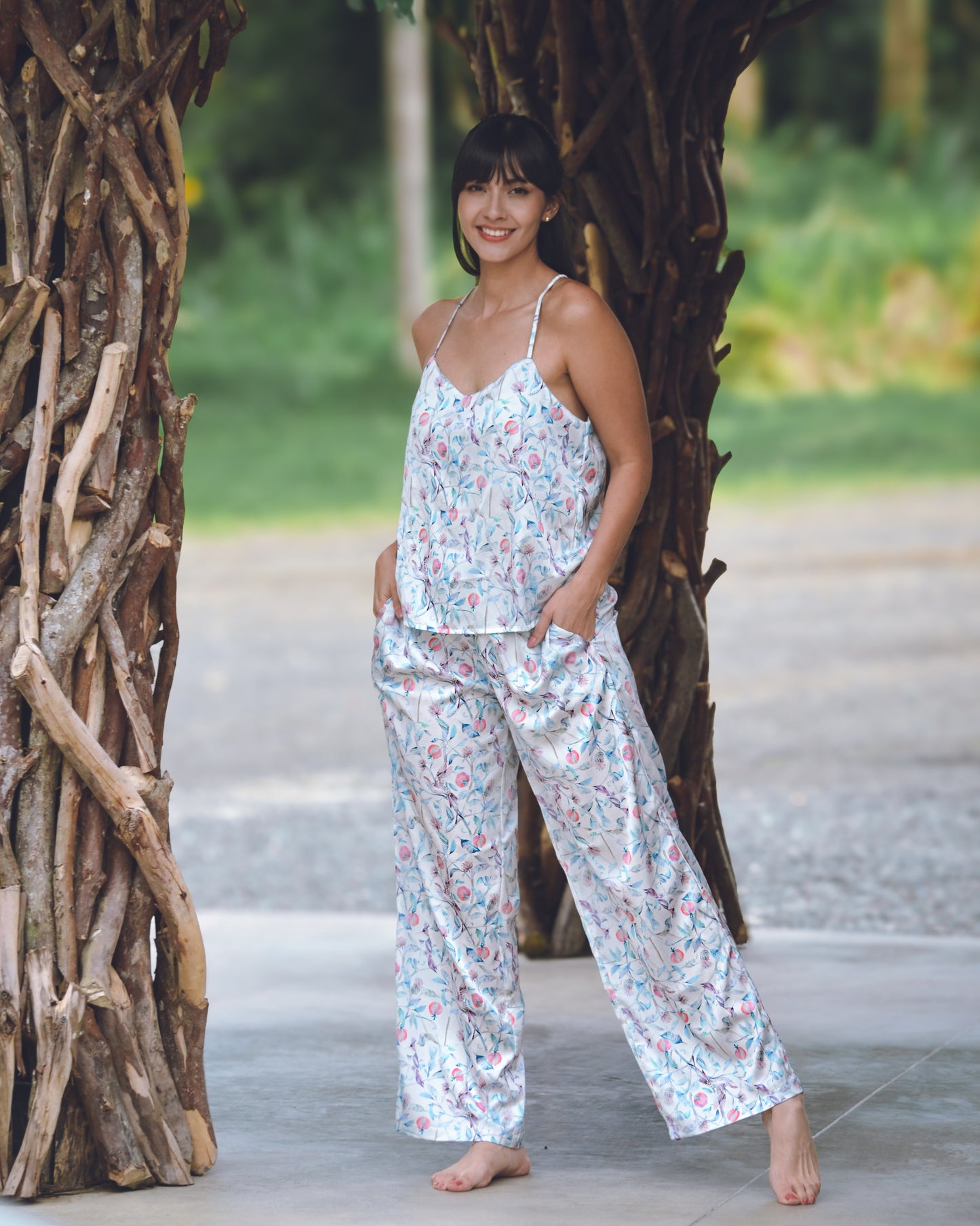 Pijama pantalón y blusa de tiras REF. ABBY - Frescura y estilo para dormir